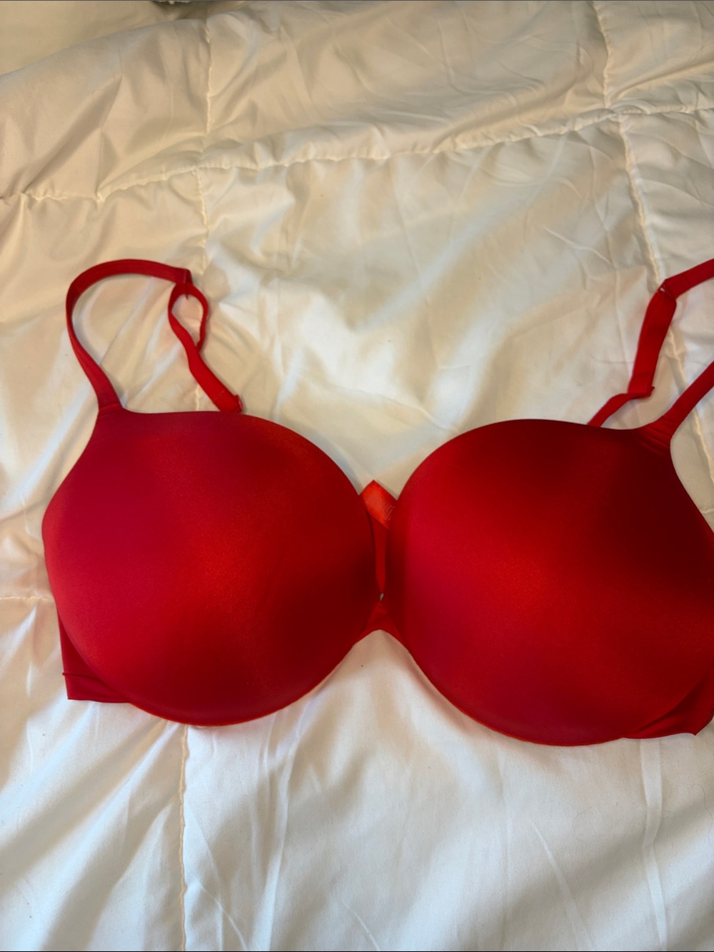 SKIMS Teardrop Red Push-up Bra